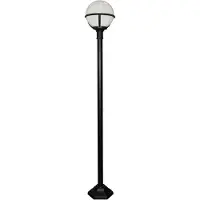 Elstead Lighting Elstead Glenbeigh Außen-Stehleuchte E27 181cm Schwarz IP44 Anti-Meerwasser