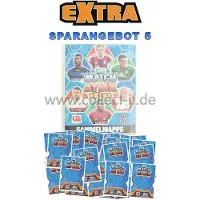 Topps Match Attax EXTRA - Spar 5 - Komplettsatz + Sammelmappe LEER - Saison 14/15