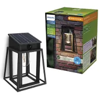 Philips Wandleuchten Lysin EU,, Schwarz, Metall, Kunststoff, IP44, III, Modern, Garten, Terrasse