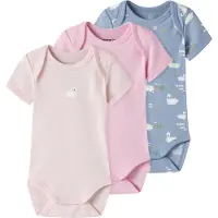 Name it Swan Kurzärmeliger Body 3 Einheiten