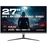 Japannext JN-I270UHD16FHD32, 68,6 cm (27"), 3840 x 2160 Pixel, 4K Ultra HD, LED, Schwarz