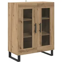 vidaXL Sideboard Artisan-Eiche 69,5 x 34 x 90 cm Holzwerkstoff