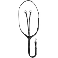 Equestro Adjustable Running Martingal Schwarz Pony Schwarz Pony