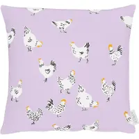 Apelt Dekokissen "3102", lila (lila, mauve, bedruckt), B:40cm H:0,5cm L:40cm, Bezug: 75% Baumwolle, 25% Polyester, Dekokissen_Sitzkissen_Kissenhüllen, Dekokissen