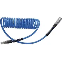 EWO Spiralschlauchset Innen-Ø 6,5 mm Außen-Ø 10 mm Länge 7,5 m Kupplung DN 7,2 Polyurethan- E40826