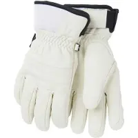 Helly Hansen für Damen. 67637 Lederhandschuhe Alphelia weiß (S), Lässig, Draußen