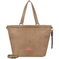 Fritzi aus Preußen Schultertasche Lou Shopper Taupe hellbraun