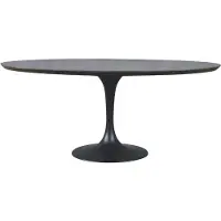 Signature - Esstisch aus Eiche, Metall und Blaustein L180 cm - TULIPE