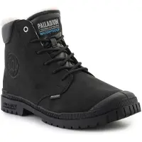 Palladium SP20 Cuff Leder WP Stiefel, Schwarz 46 EU