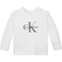 Calvin Klein Jeans "MONOGRAM LS T-SHIRT" für Babys bis 2 Jahre, Logo-Druck