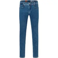 MAC 1100000002199 "Flexx-Driver", Herren, Gr. 40, Länge 34, blau (mid blau light used), Denim/Jeans, Obermaterial: 92% Baumwolle, 6% Elastomultiester, 2% Elasthan, Jeans 1100000002199, super elastisch