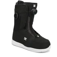 Dc-shoes Snowboardboots "Lotus" Gr. 6, schwarz-weiß (schwarz, weiß), Schuhe, Damen, 6(37), Obermaterial:82.19% Synthetikmaterial, 17.81% Textil., Snowboardboots