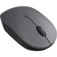 Lenovo Go, Beidhändig, Optisch, RF Wireless, 2400 DPI, Schwarz, Grau