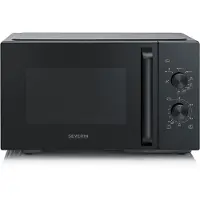 Severin MW 7792, Arbeitsplatte, Grill-Mikrowelle, 20 l, 900 W, Eingebautes Display, Tasten, Drehregler