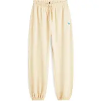 Tommy Hilfiger Logo Embroidery Cuffed Leg Joggers, Joggers, Weiblich, Erwachsener, Elfenbein, Country ivory, S