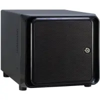 Inter-Tech SC-4100, Rack, Server, Schwarz, Mini-ITX, Stahl, 1U