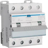 Hager ADX456D Fehlerstrom-Leitungsschutzschalter 4P 10kA C-6A 30mA Typ A