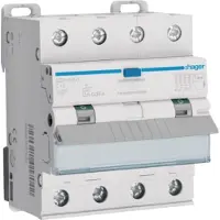 Hager ADX463D Fehlerstrom-Leitungsschutzschalter 4P 10kA C-13A 30mA Typ A