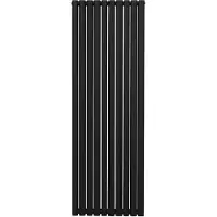 Monster Oval Röhrenheizkörper - 1800mm x 600mm - Schwarz