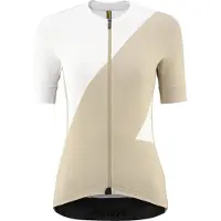Mavic Aksium Graphic Kurzarm-radtrikot Beige,Weiß S Frau Beige,Weiß S
