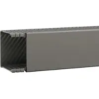 Hager Verdrahtungskanal ohne Bodenstanzung aus PVC BA6 80x80mm steingrau