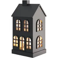 Sompex LED-Dekoleuchte Glamor House schwarz, Designer Eduard Euwens, 11.5x16x9.5 cm