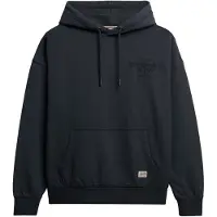 Superdry für Damen. W2012575A Luxe Casual Relaxed Kapuzenpullover Marineblau (XS), Lässig, Baumwolle