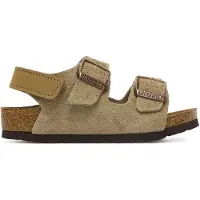 Birkenstock Flache Sandalen Milano AS Kids LEVE Taupe kind