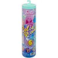 Barbie Color Reveal Reihe Meerjungfrau-Puppe und Accessoires mit 6 Überraschungen (Stile können abweichen), Modepuppe, Weiblich, 3 Jahr(e), Junge/Mädchen, 298 mm, Gemischte Farben