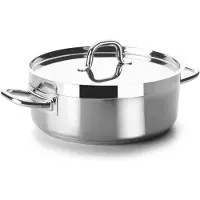 Lacor 54032S Bratentopf ohne Deckel Durchmesser 32 cm Chef Luxe