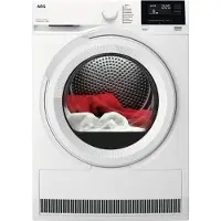 AEG Series 7000 TR7T60680, Freistehend, Frontlader, Wärmepumpe, Weiß, Tasten, Drehregler, Rechts