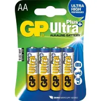 GP Ultra+ Alkaline Aa Lr6 1,5 V Batterien, 4 Stück – Gp15Aup-U4
