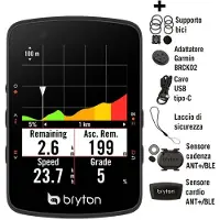 Bryton Rider 550d Cad/hrm Fahrradcomputer Durchsichtig Durchsichtig One Size