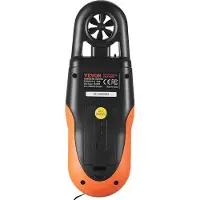 Vevor Anemometer 78,4MPH Luftgeschwindigkeitsmesser 191x67x43mm Windmesser IP44 Windmessgerät Windstärkemesser MAX/MIN/AVG/CU-Windgeschwindigkeitsdaten Bluetooth Geschwindigkeitsmessgerät
