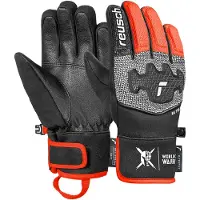 Reusch Worldcup Warrior Prime R-tex XT Junior black / silver / fluo red (7588) 4,5