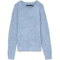 Vero Moda "VMDOFFY LS O-NECK BLOUSE GA NOOS" Materialmix, regular fit