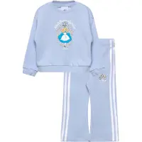 Adidas 1100000002199 ORIGINALS "CREW SET", Kinder, Gr. 104, blau (crystal sky), Obermaterial: 70% Baumwolle, 30% Polyester. Obermaterial Hose: 93% Baumwolle, 7% Elasthan, Sportanzüge 1100000002199