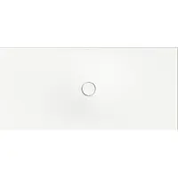 Bette BetteFloor Duschwanne mit Minimum-Wannenträger und BetteGlasur Plus, 1600x750mm, 5949-440PLUS,T1, Farbe: Snow (weiß matt)