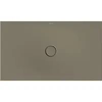 Bette BetteFloor Duschwanne mit Minimum-Wannenträger und BetteGlasur Plus, 1200x700mm, 1672-404PLUS,T1, Farbe: Graphite