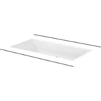 Bette A231-000 Waschtische Rechteck Loft Unterbau