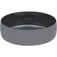 Bette BetteLiv Waschtisch-Schale, rund, ohne Überlauf, 320x320x100mm, A242-790PW, Farbe: Midnight mit Glasur Plus