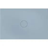 Bette BetteAir Duschfliese mit Minimum-Träger und BetteGlasur Plus, 1400x900mm, 7356-418PLUS,T2, Farbe: Blue Satin matt