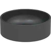 Bette BetteBalance Aufsatzwaschtisch, rund, 425x425x143mm, A248-402, Farbe: Slate matt