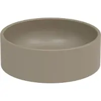Bette BetteBalance Aufsatzwaschtisch, rund, 425x425x143mm, A248-417, Farbe: Hazel matt