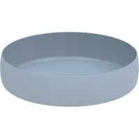 Bette BetteLiv Waschtisch-Schale, rund, ohne Überlauf, 420x420x100mm, A243-418PW, Farbe: Blue Satin mit Glasur Plus