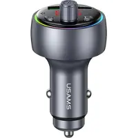 Usams CC328 Kfz-Ladegerät 30 W mit USB-A, USB-C und Bluetooth-FM