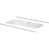 Bette A137-000PW Waschtische Rechteck One Unterbau