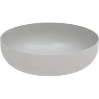 Bette BetteBalance Waschtisch-Schale, rund, 400x400x120mm, mit BetteGlasur Plus, A249-410PW, Farbe: Silver matt