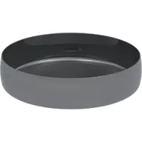 Bette BetteLiv Waschtisch-Schale, rund, ohne Überlauf, 420x420x100mm, A243-790, Farbe: Midnight