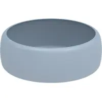 Bette BetteCurve Waschtisch-Schale, rund, ohne Überlauf, 320x320x115mm, A244-418, Farbe: Blue Satin